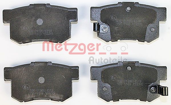 METZGER 1170213 GREENPARTS Bremsbelagsatz, Scheibenbremse